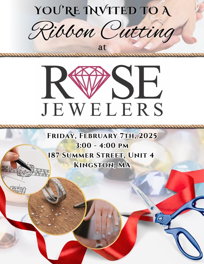 Rose Jewelry Ribbon Cutting